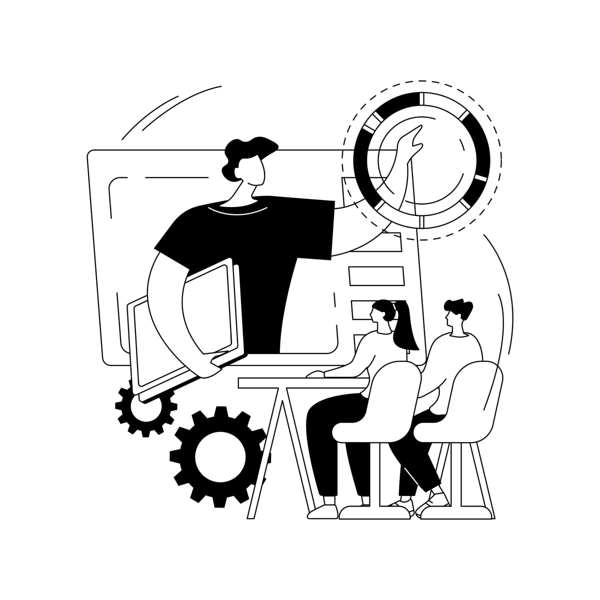 Método de cuatro pasos: diagnóstico, diseño, montaje y adopción
